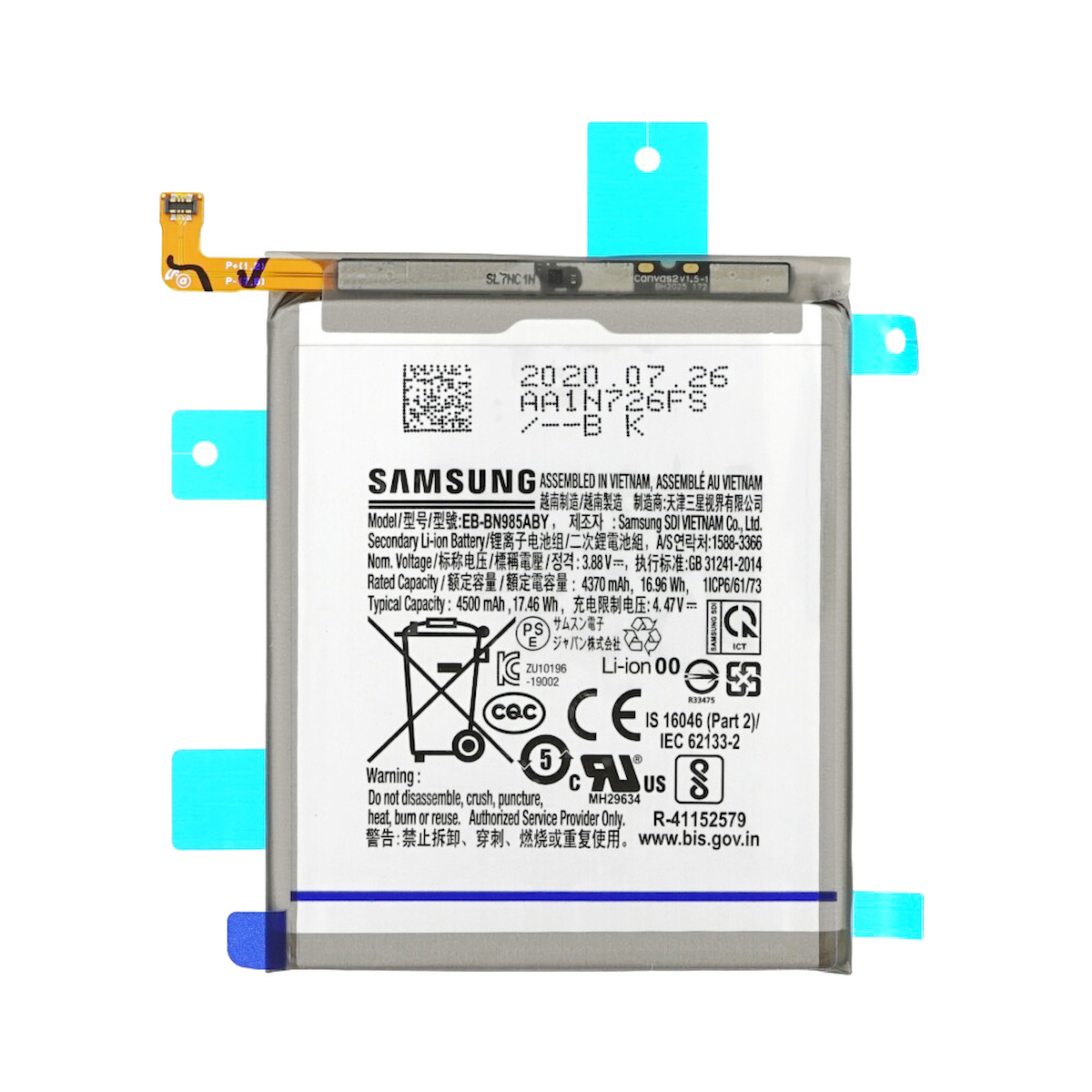 Samsung  Note 20 Ultra Pil Batarya EB-BN985ABY