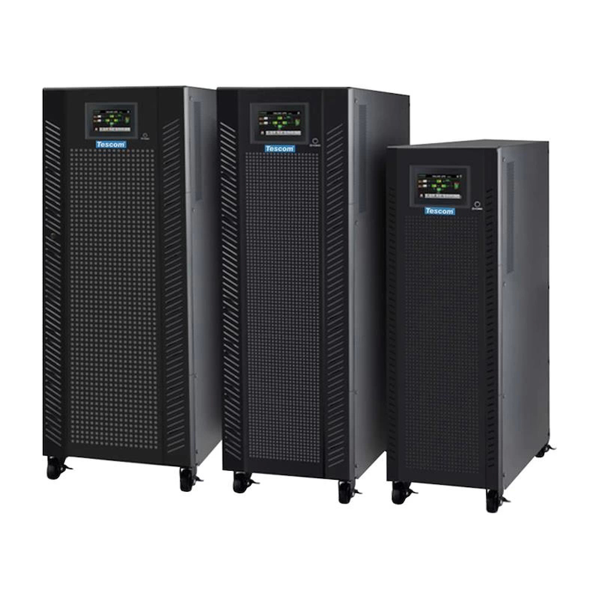 Tescom Teos 310 10kva 3f/3f (20x9ah) 5/10dk Rs-232 Güç Faktörü 0.90 Lcd Onlıne Ups (trıfaze)