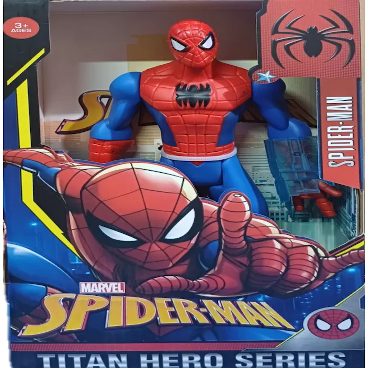 Spiderman Örümcek Adam Pilli Sesli Işıklı Oyuncak