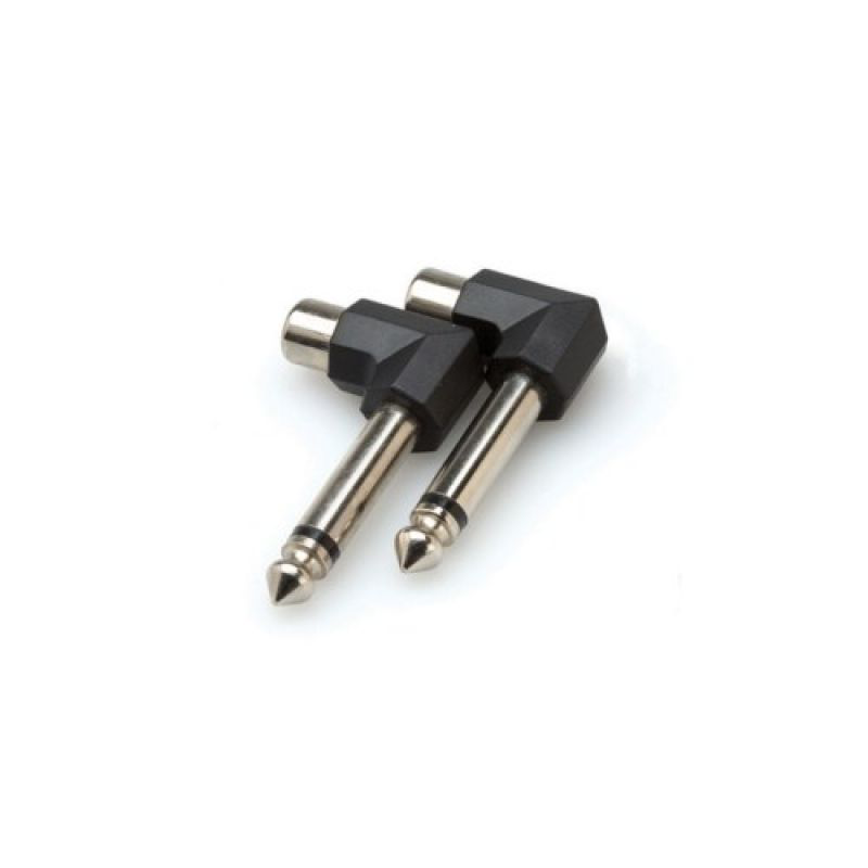 HOSA RCA (F)  1/4\'\' TS (M) adaptör (2 adet)