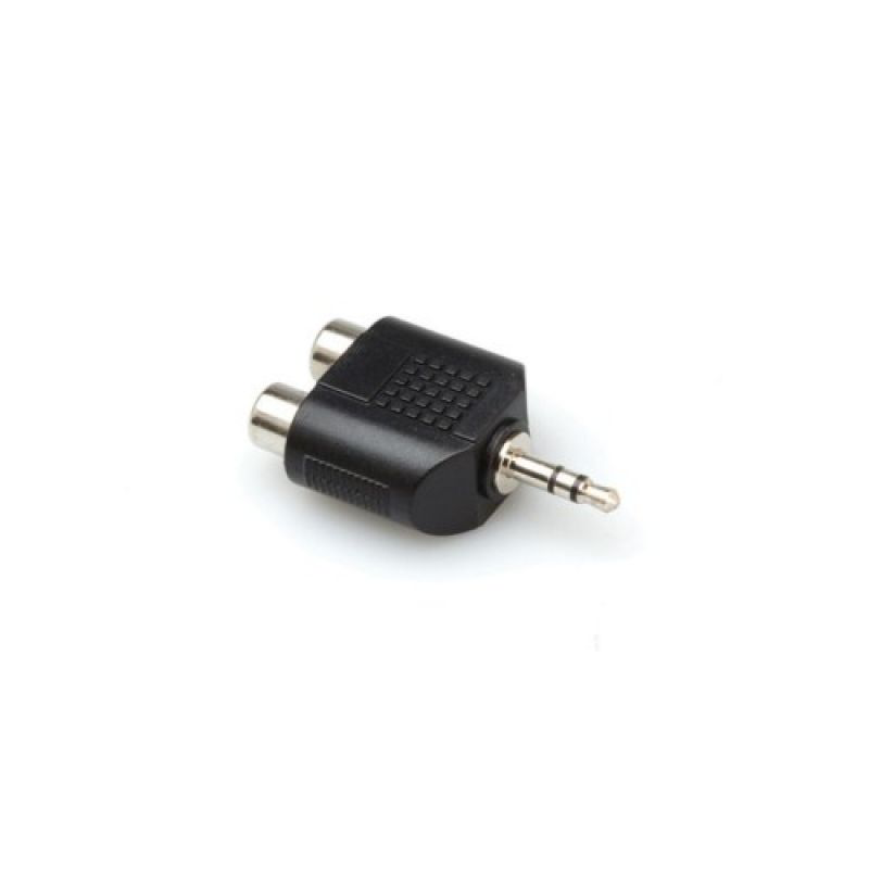 HOSA Çift RCA (F)  3.5 mm. TRS (M) Çevirici