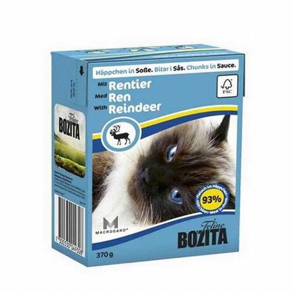 Bozita Tetra Tahılsız Jöleli Parçalı Ren Geyikli Yaş Kedi Maması 370 Gr