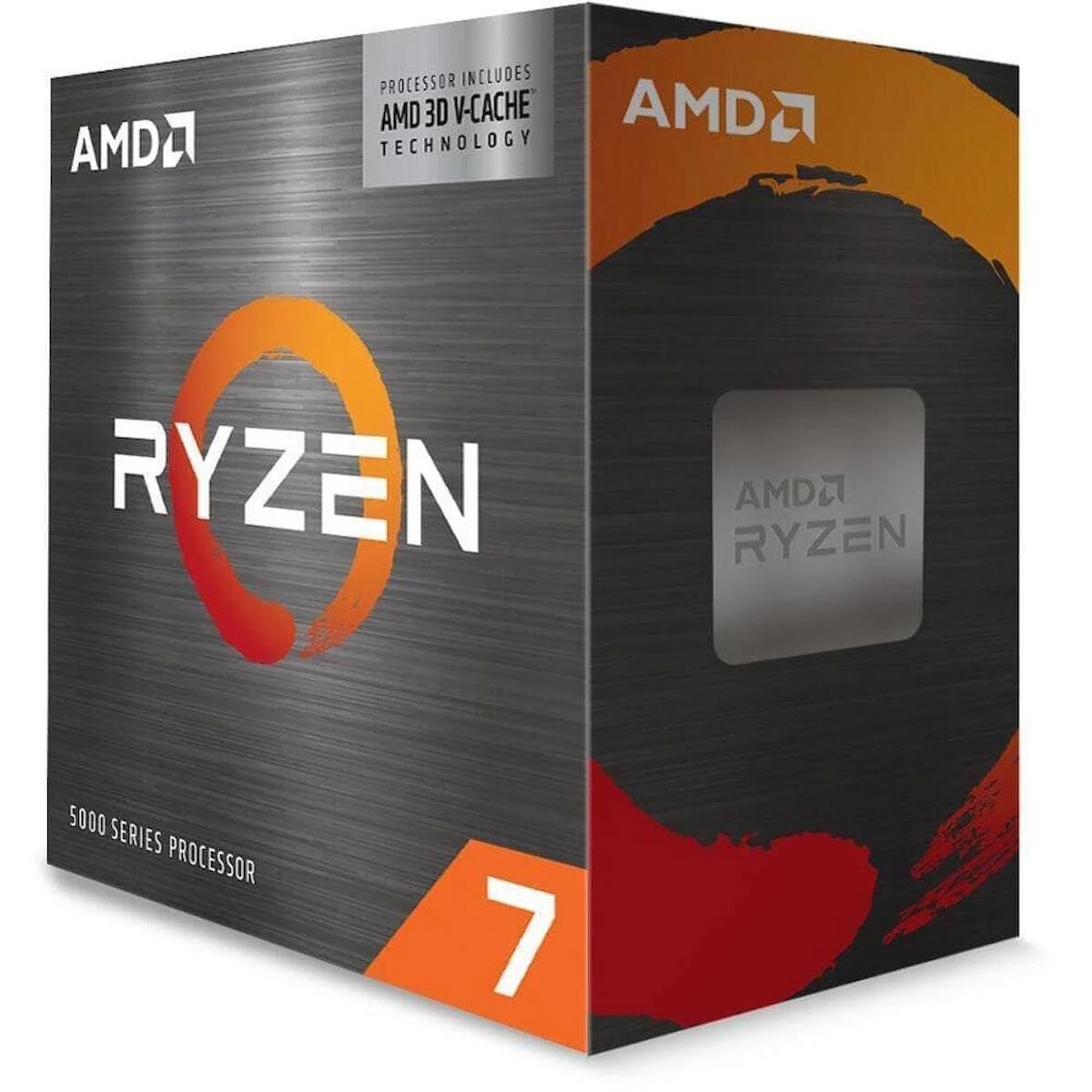 AMD Ryzen 7 5700X3D 4.10GHz 99MB AM4 BOX İşlemci (Grafik Kart YOK, Fan YOK)