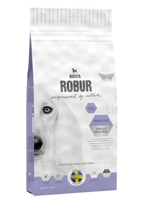 Bozita Robur Sensitive Single Protein Kuzu Etli Hassas Köpek Maması 12,5 Kg