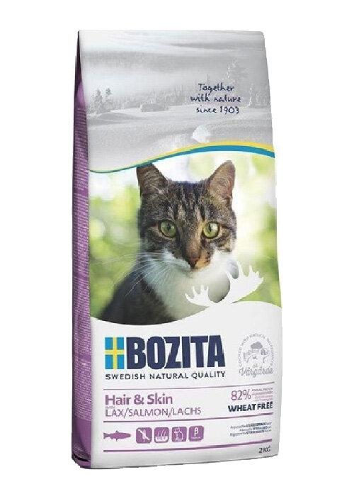 Bozita Hair Tahılsız Skin Somonlu Yetişkin Kedi Maması 2 Kg