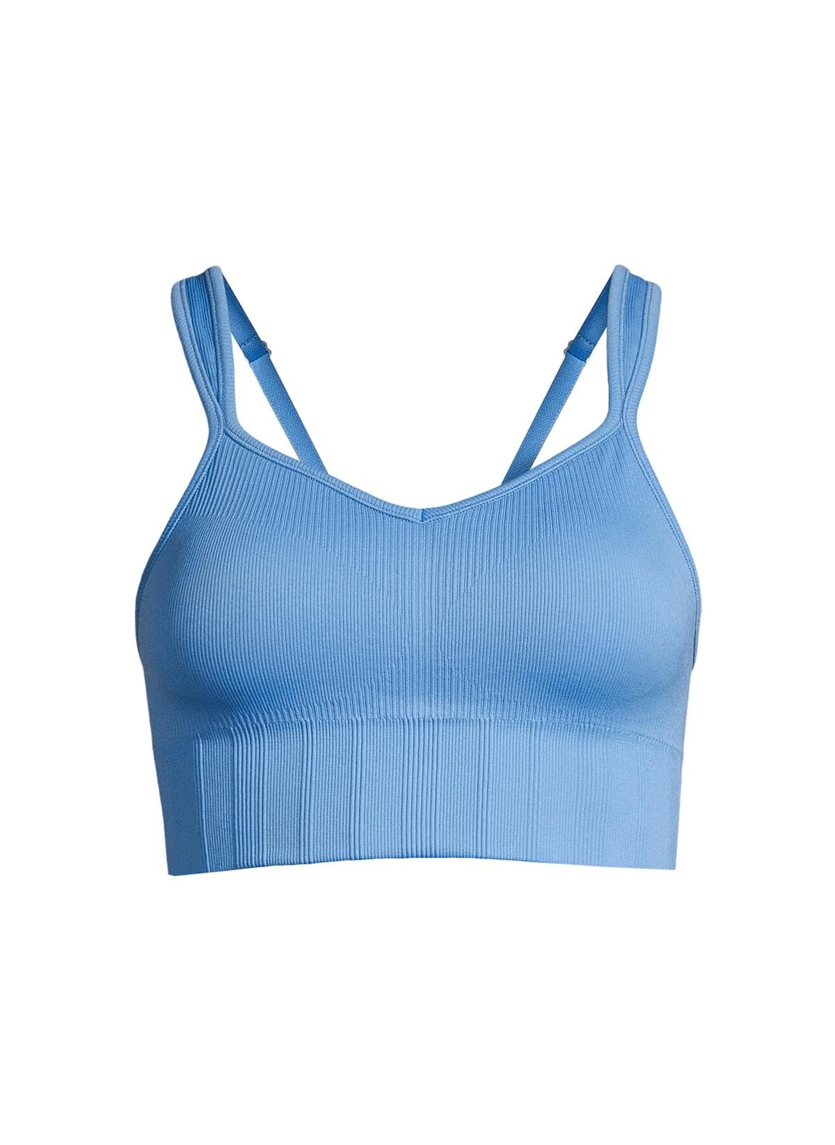 Casall Açık Mavi Sporcu Sütyeni 23180-399 Seamless Rib Padded Sport