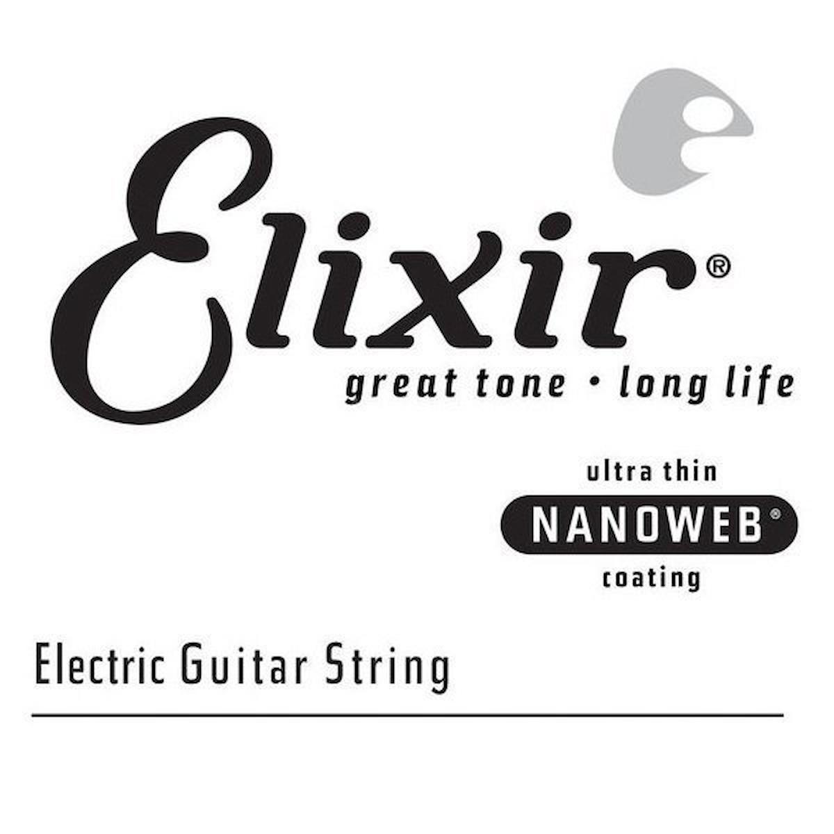 Elixir 13010 Nanoweb Tek Elektro Gitar Teli (10)