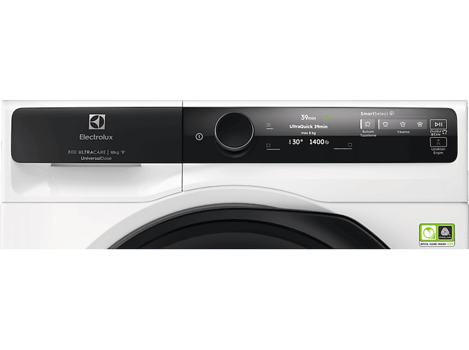 ELECTROLUX EW8F7417QT 800 Serisi UltraCare 10 kg 1400 devir A Sınıfı UniversalDose Wi-Fi Inverter Çamaşır Makinesi