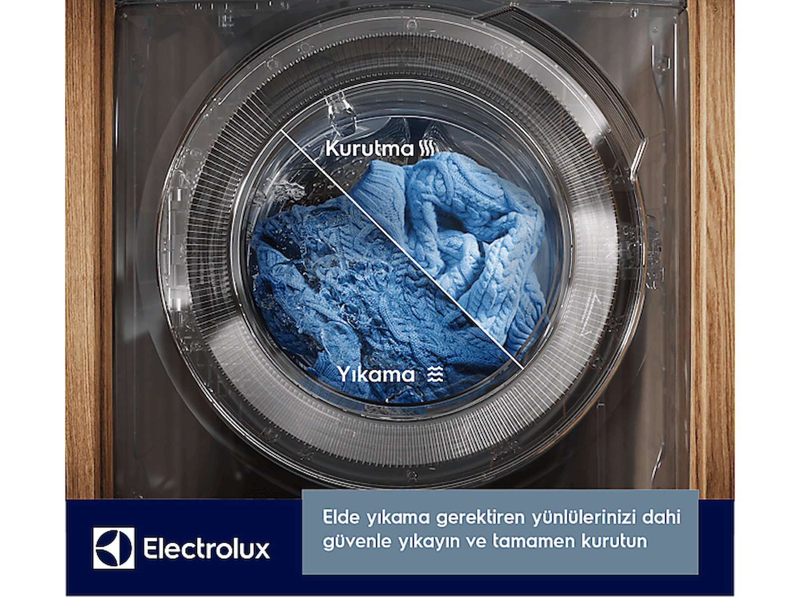 ELECTROLUX EW7W4602QT 700 Serisi 11/7kg 1600 Devir Buharlı Wi-Fi Kurutmalı Çamaşır Makinesi