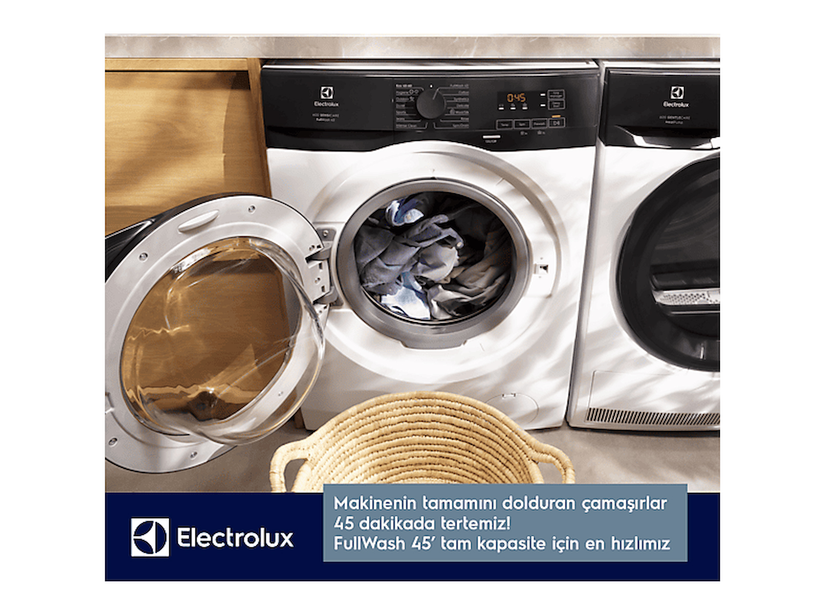 ELECTROLUX EW6F8492T 600 Serisi 9 Kg 1400 Devir AI Çamaşır Makinesi
