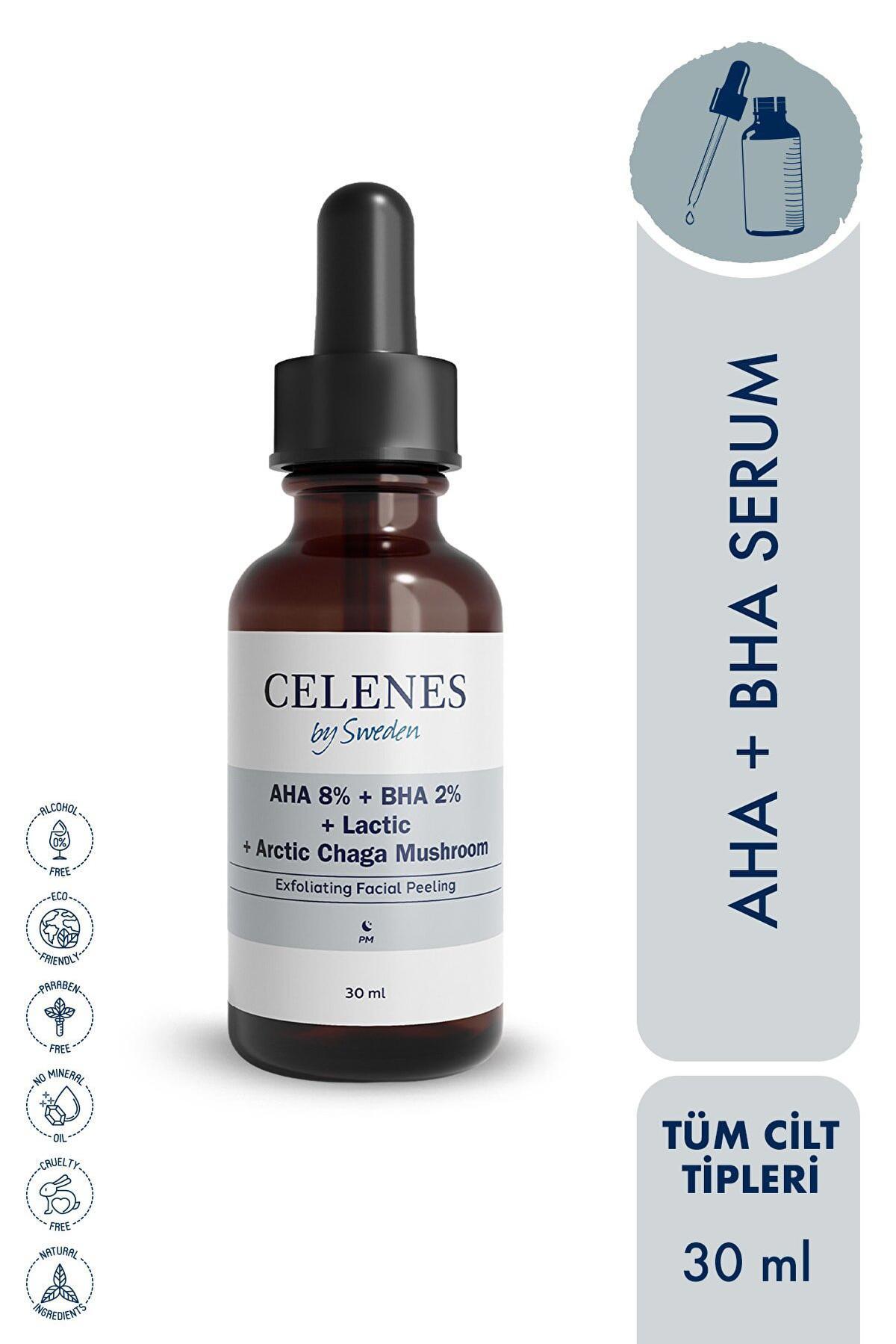 Celenes by Sweden Aha + Bha + Lactıc + Arctıc Chaga Mushroom Serum