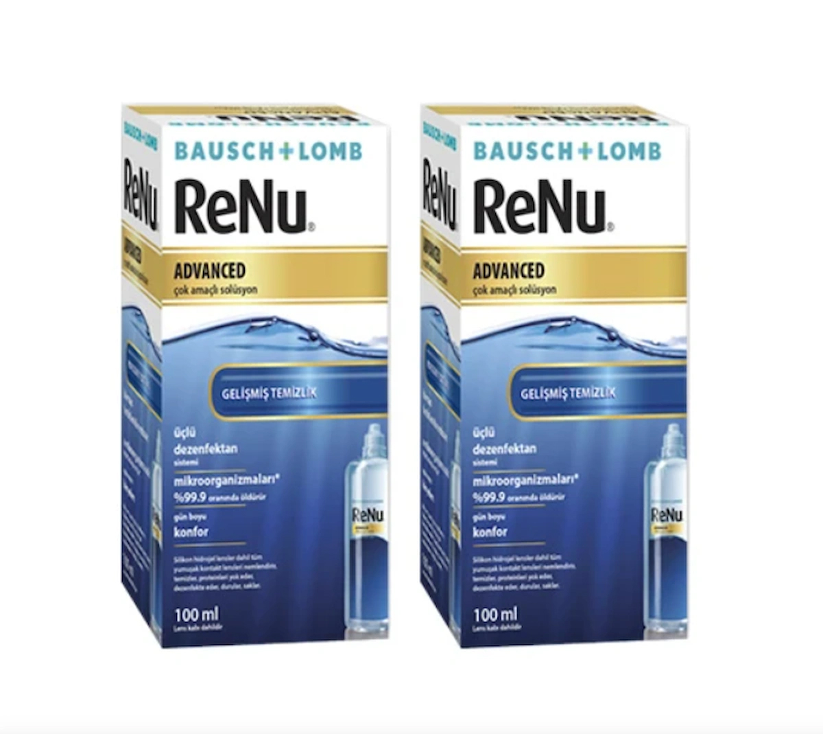 Renu Advanced Çok Amaçlı Lens Solüsyonu 100 ml 2 adet