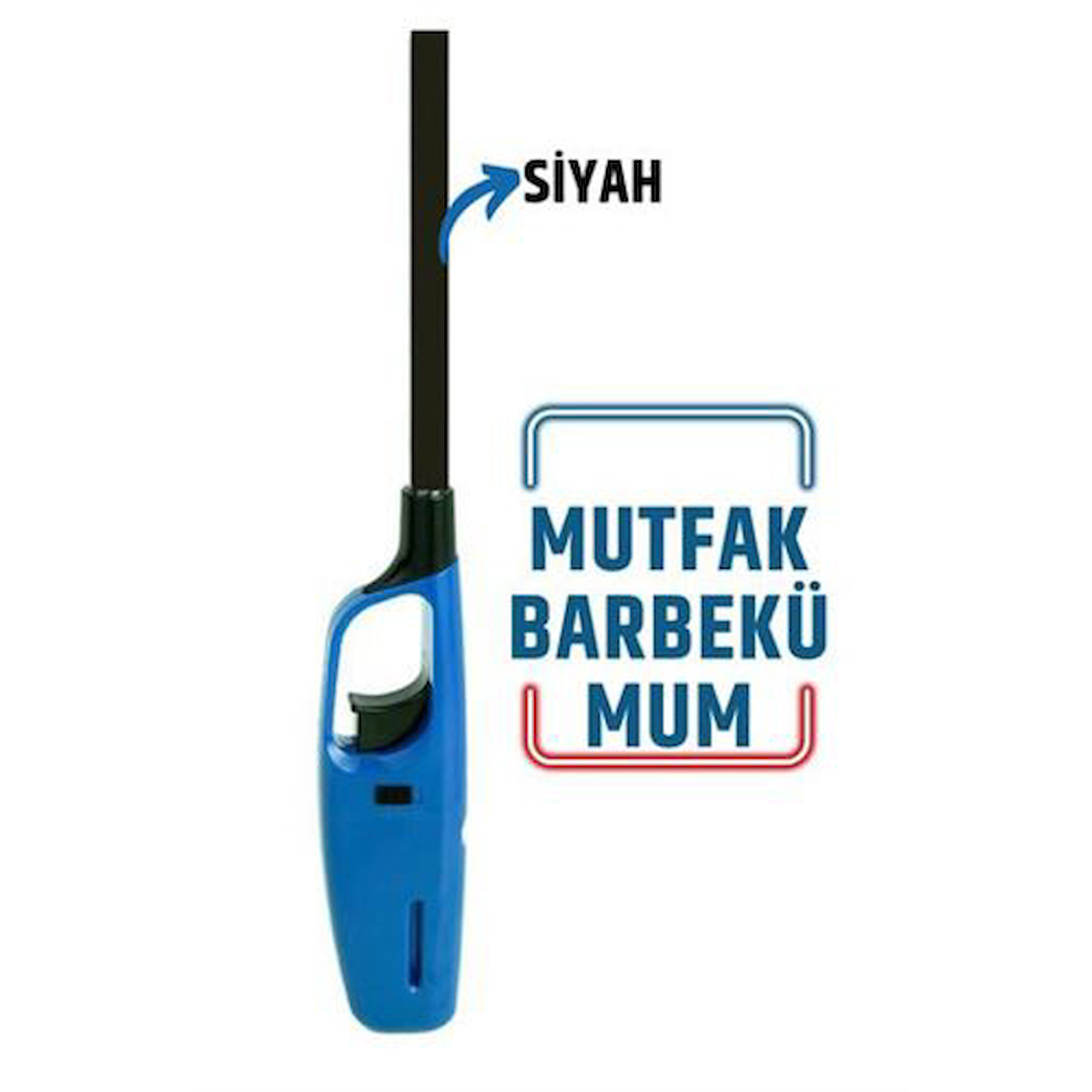 ModaCar Mutfak Barbekü Çakmağı SİYAH