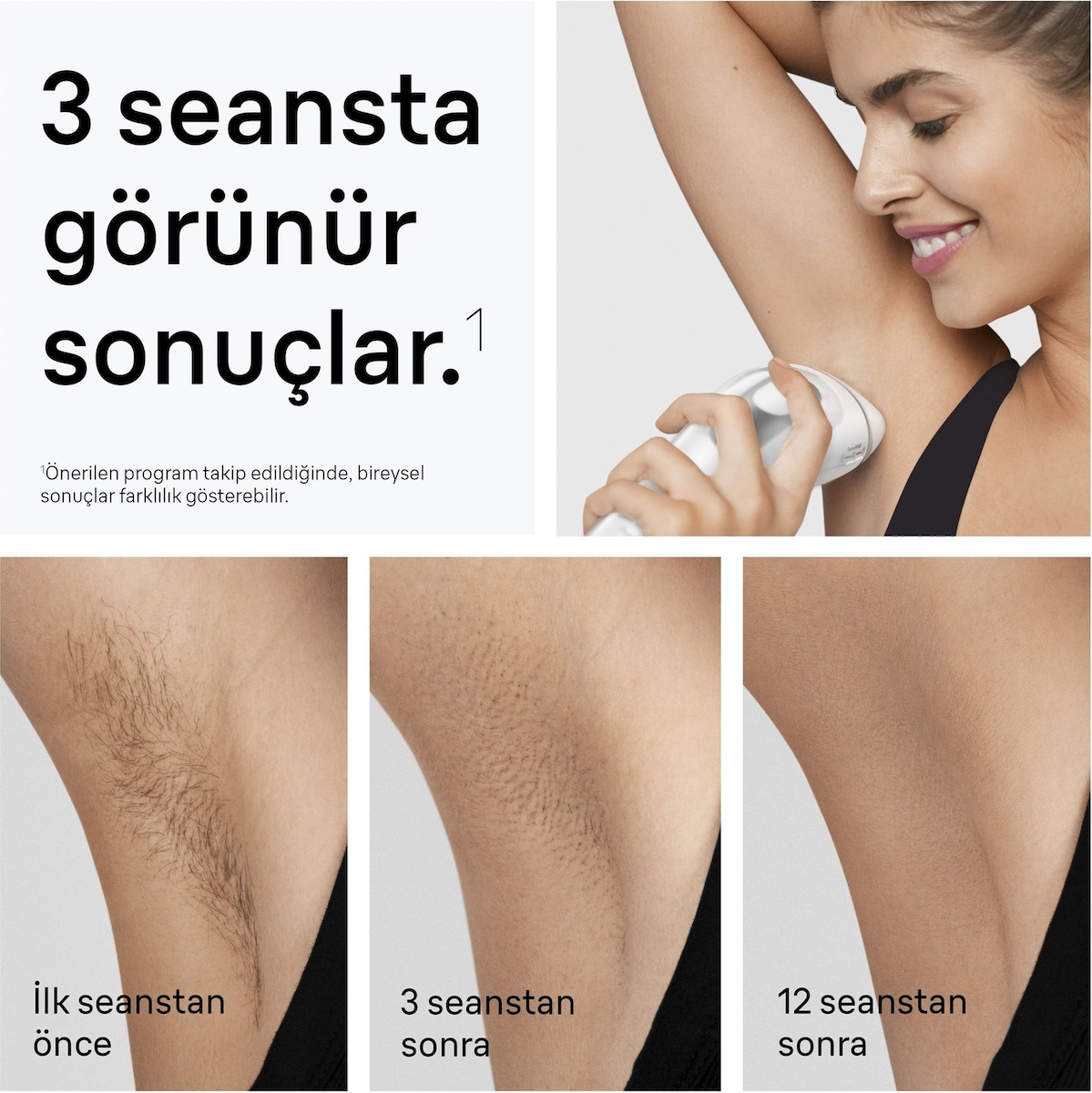 BRAUN Ipl Silk·expert Pro 3, Evde Tüy Alma, Çanta, Venus Tıraş Makinesi, 2 Başlık Ile, PL3122