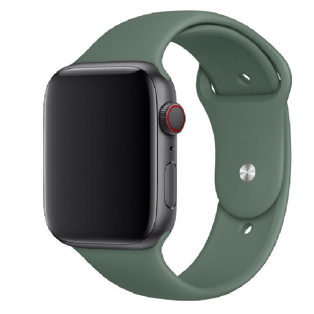 Apple Watch Seri 1/2/3/4/5 38 mm Kordon Spor Kayışı Yumuşak Silikon