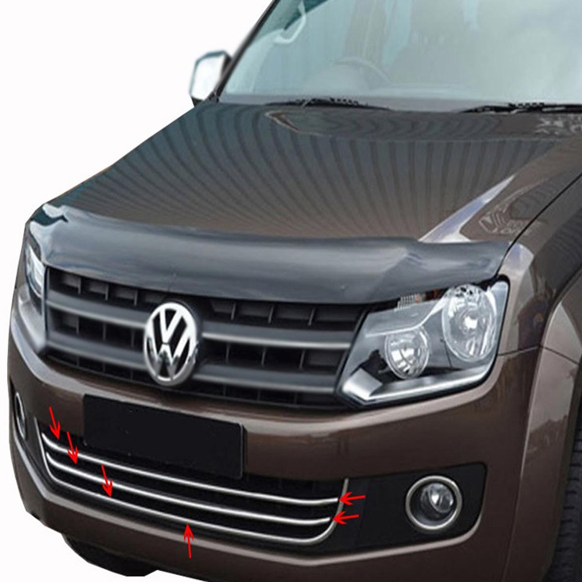 Ön Tampon Çıtası VW Amarok Krom 2010-2016