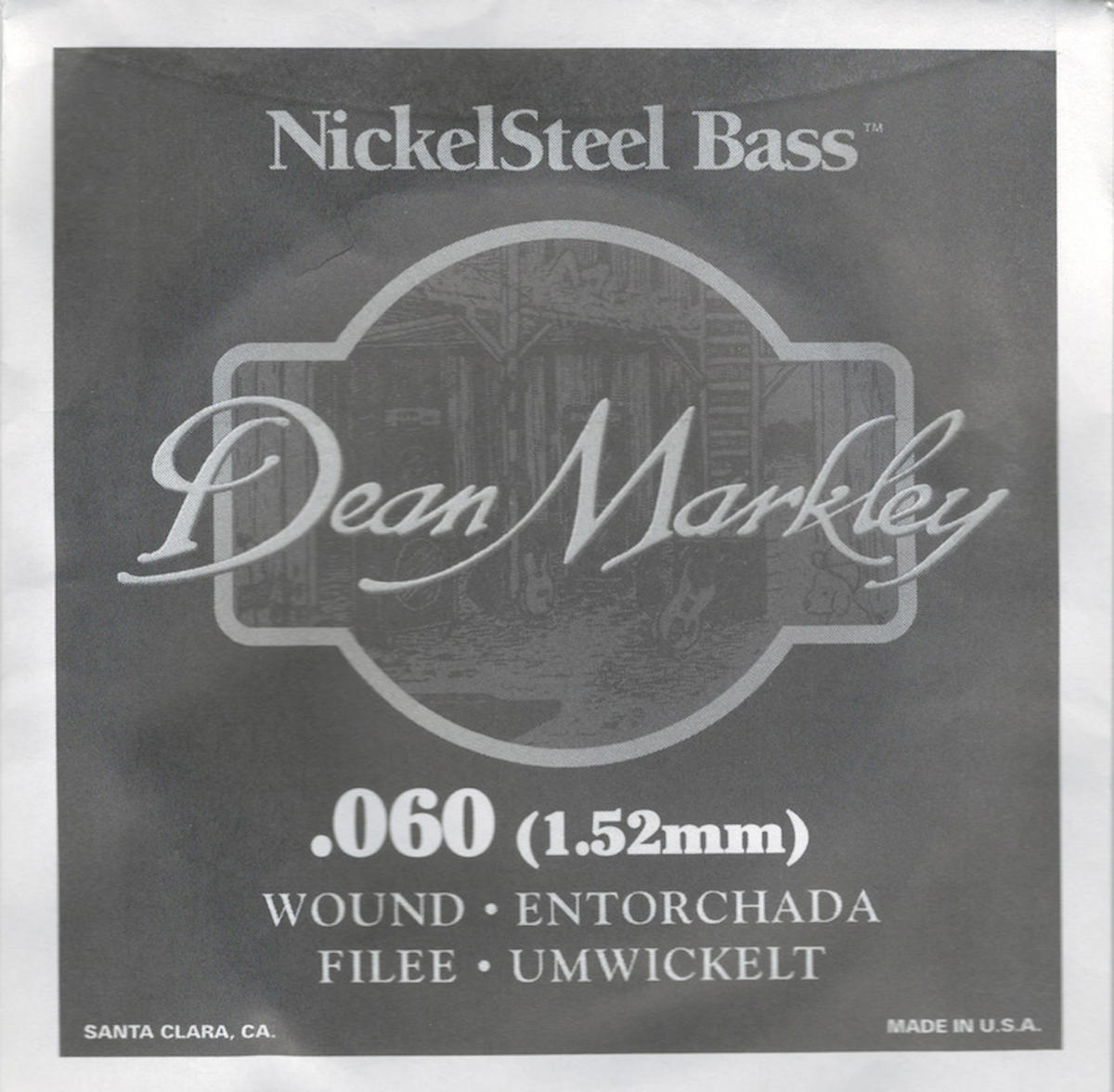 Dean Markley Nickel Steel Bass .060 Bas Gitar Tek Tel