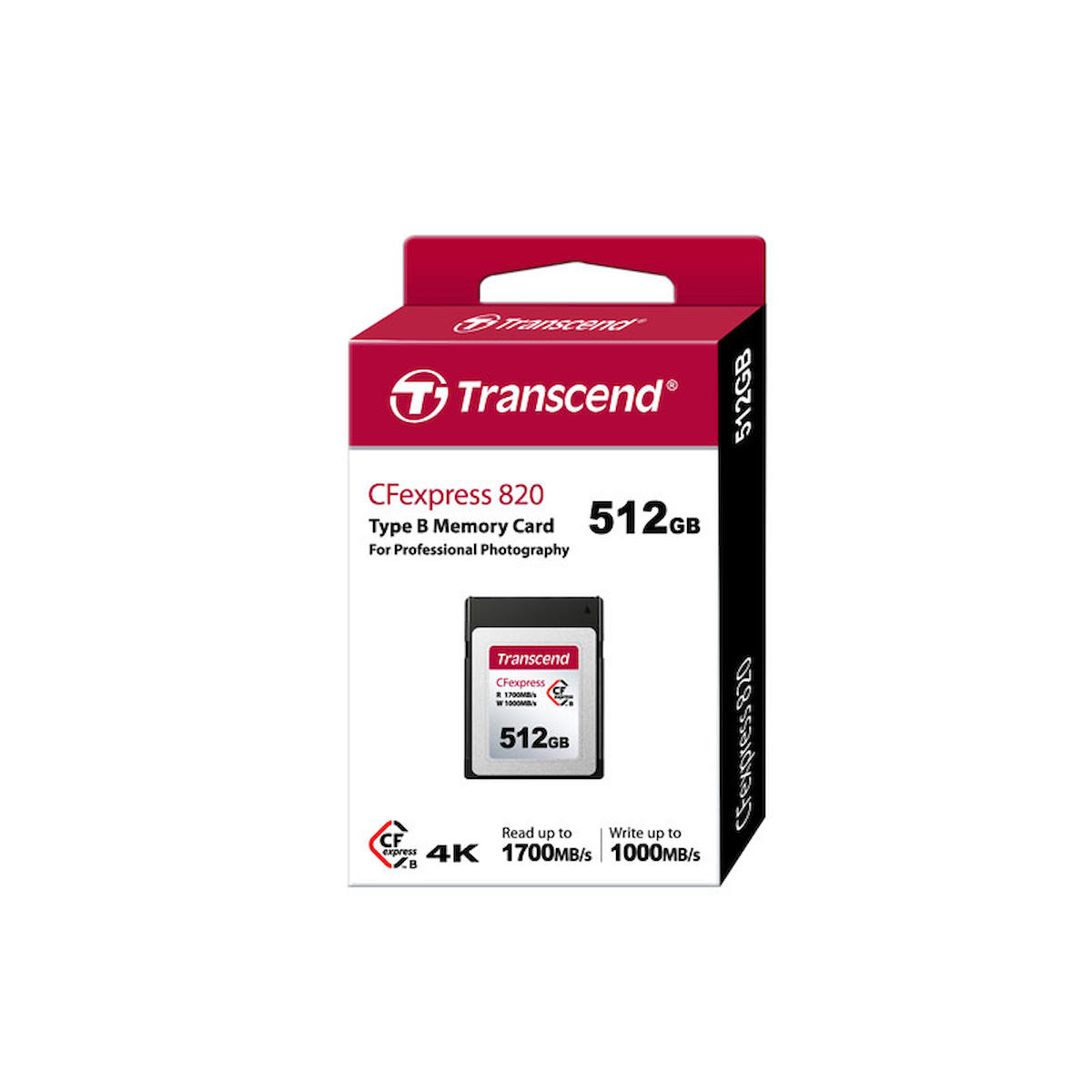 Transcend TS512GCFE820 512 GB CFE820 CFexpress CompactFlash Hafıza Kartı