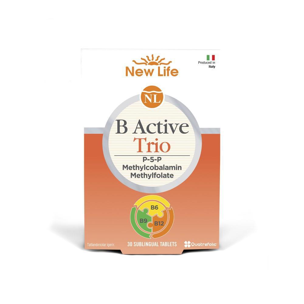 New Life B Active Trio Takviye Edici Gıda 30 Kapsül