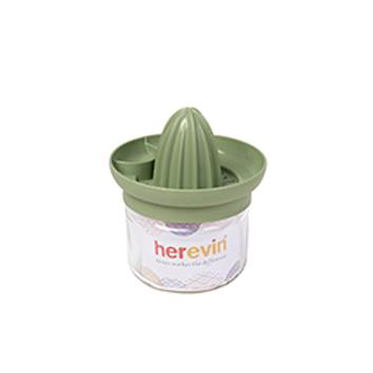 Herevin 300 cc Pastel Yeşil Kapaklı Limon ve Portakal Sıcakağı 