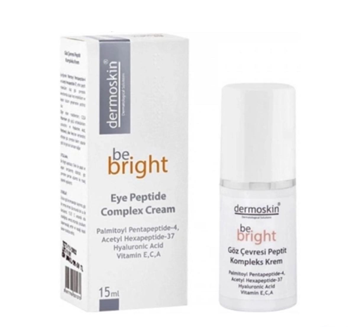 Dermoskin Be Bright Göz Çevresi Peptit 15 ml Kompleks Krem