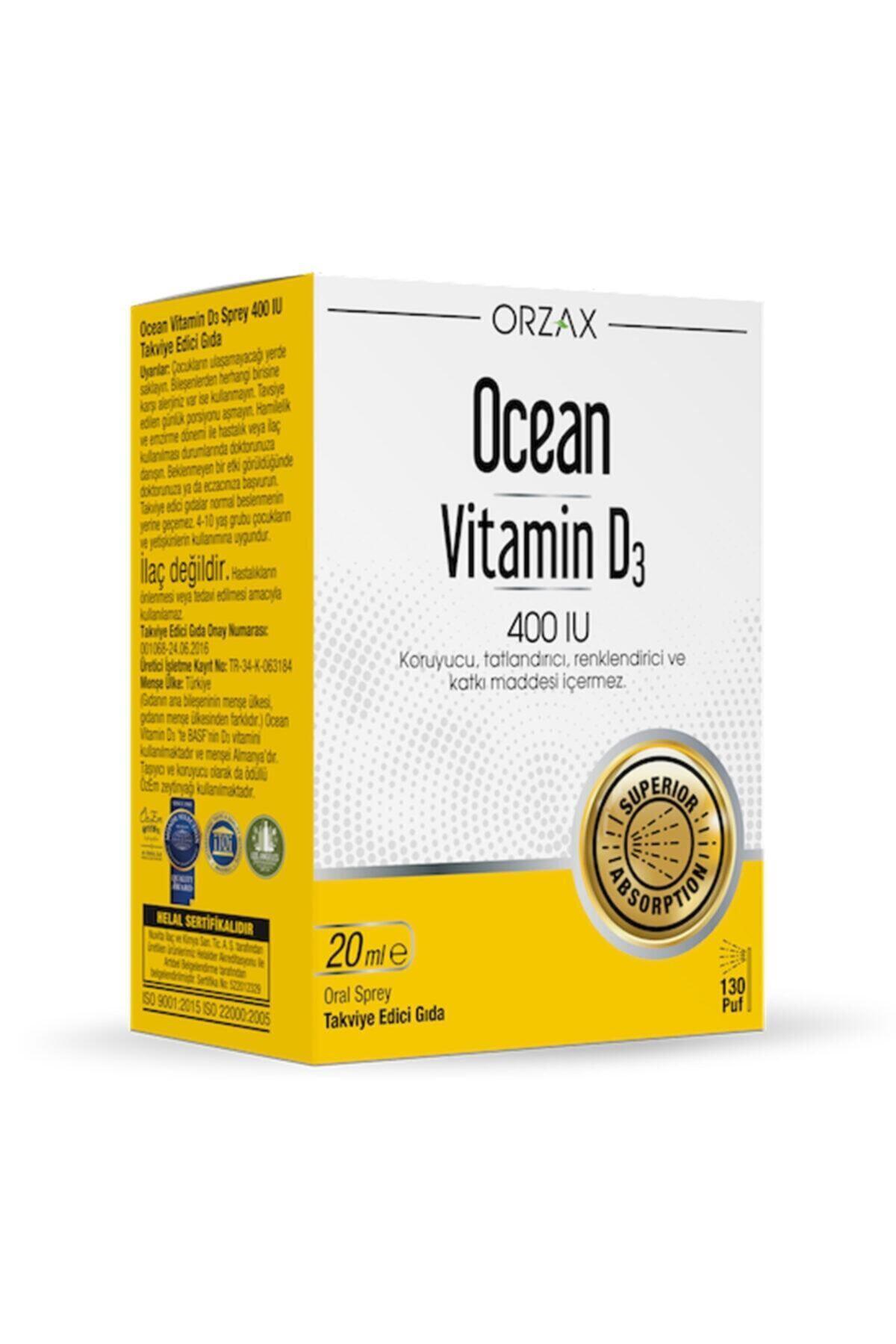 Ocean Vitamin D3 400 IU 20 ml Sprey (DCN101)