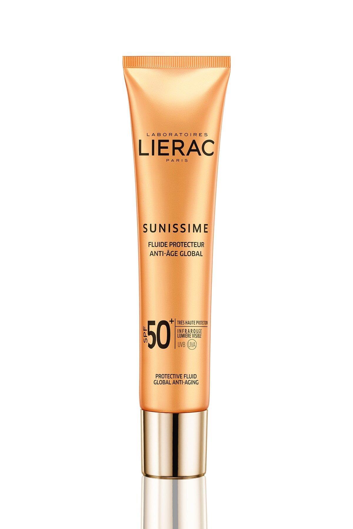 Lierac Sunissime Energizing Protective Fluid Spf 50 Yüz Dekolte Bölgesi Güneş Kremi 40ml (lrc101)