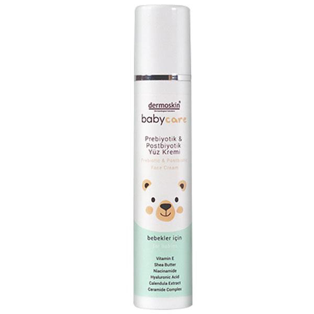 Dermoskin BabyCare Prebiyotik & Postbiyotik Yüz Kremi 50 ml