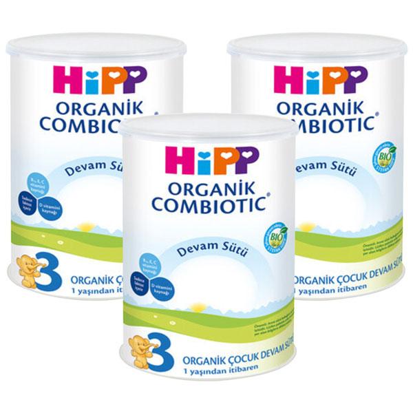 Hipp 3 Organic Combiotic Devam Sütü 350 gr x 3 Adet