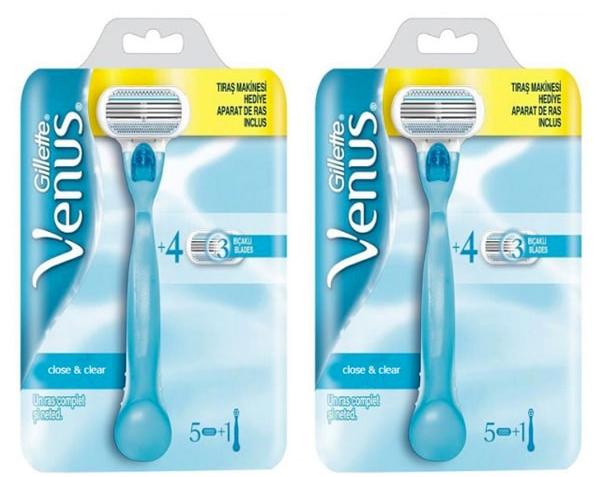 Gillette Venüs Classic Tıraş Makinesi (5 Yedek Başlık) x 2 Adet