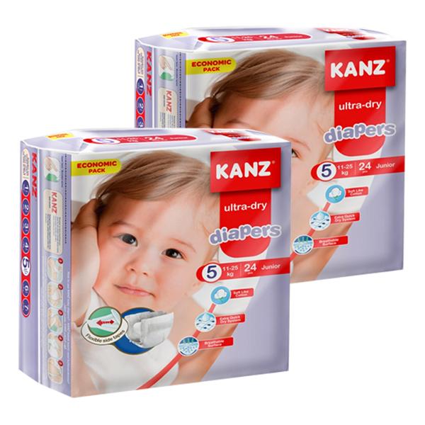 Kanz Bebek Bezi Ekonomik Paket Junior 5 No 24 Lü X 2'li