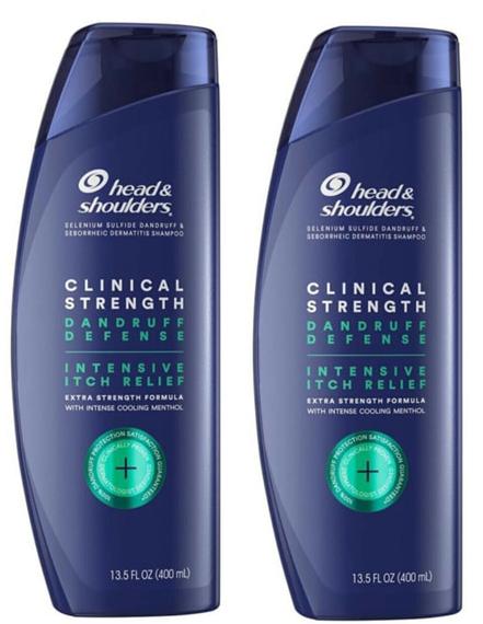 Head & Shoulders Clinical Strength Kepekli Saçlar İçin Kepek Önleyici Mentollü Şampuan 2x400 ml