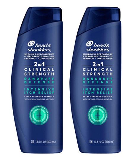 Head & Shoulders Clinical Kepekli Saçlar İçin Kepek Önleyici Mentollü Şampuan 2x400 ml