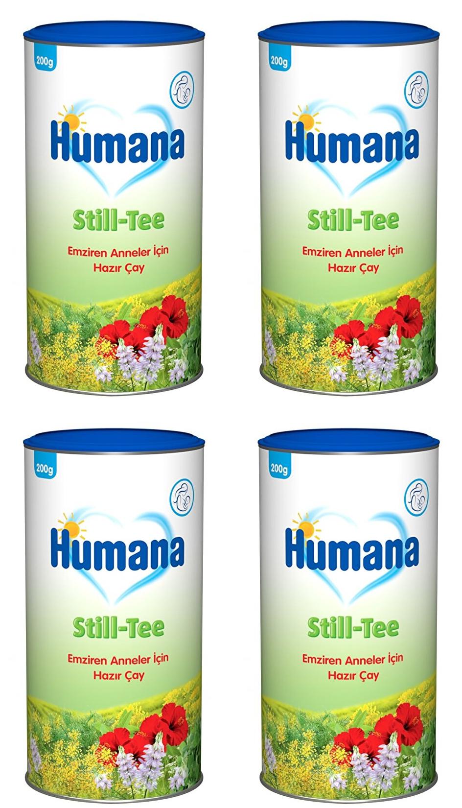 Humana Still-Tee 200 gr Emziren Anne İçeceği x 4 Adet