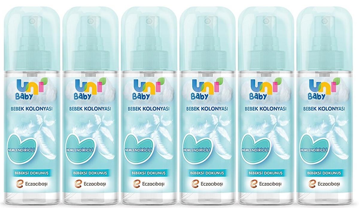 Uni Baby Kolonya Bebeksi Kokular 150 ml x 6 Adet