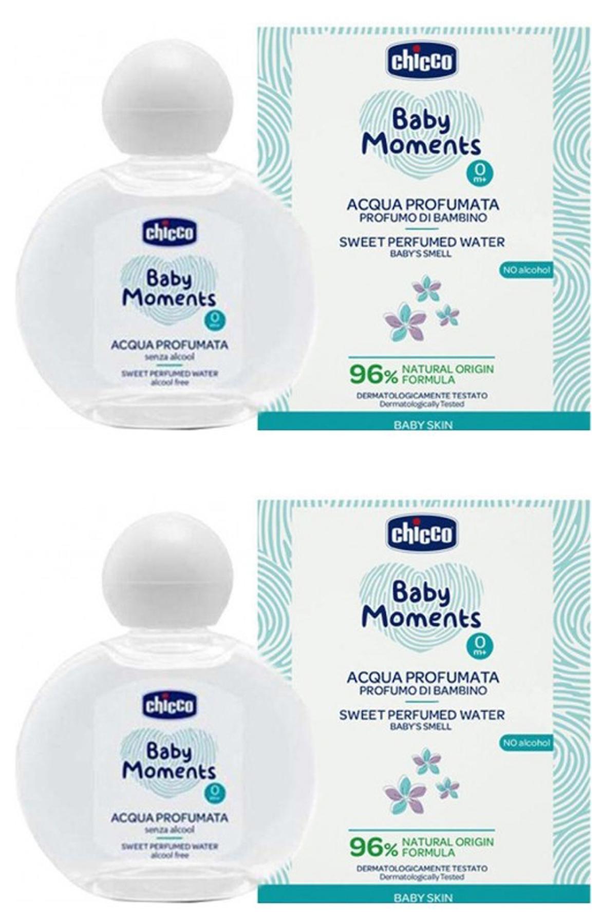 Chicco Baby Moments Su Bazlı Parfüm 100 ml x 2 Adet