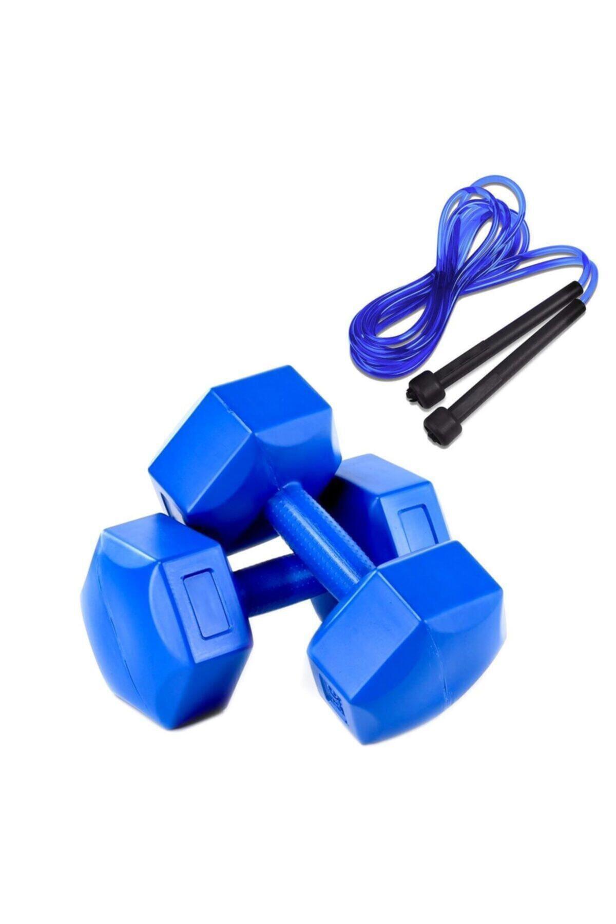 Dambıl 5x2 Kg Dambıl Seti Dumbbell Atlama Ipi Hediyeli