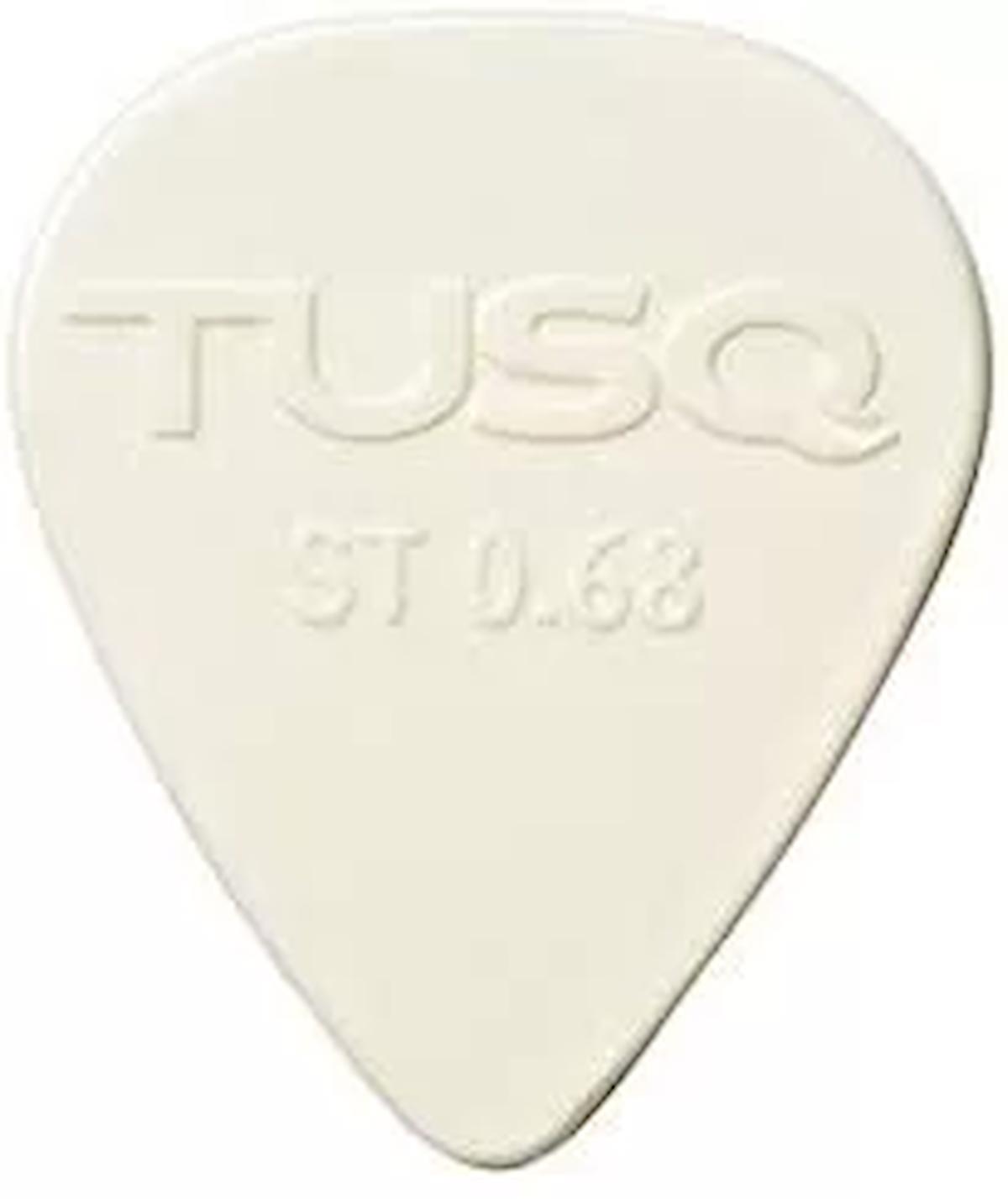 Graphtech PQp-0068-w6 TusQ Pick 0.68mm White 6 Pack Bright Tone (pena)