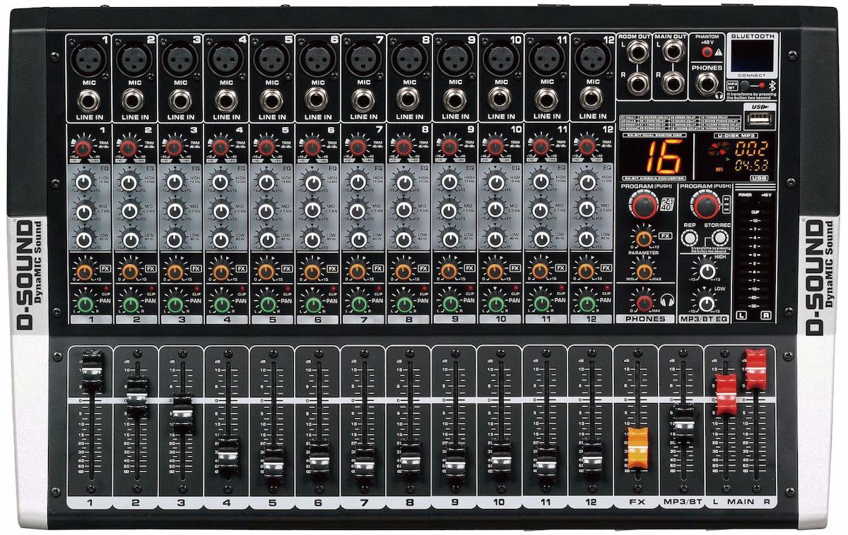 D-sound M-1200p 12 Kanal  Power Mixer