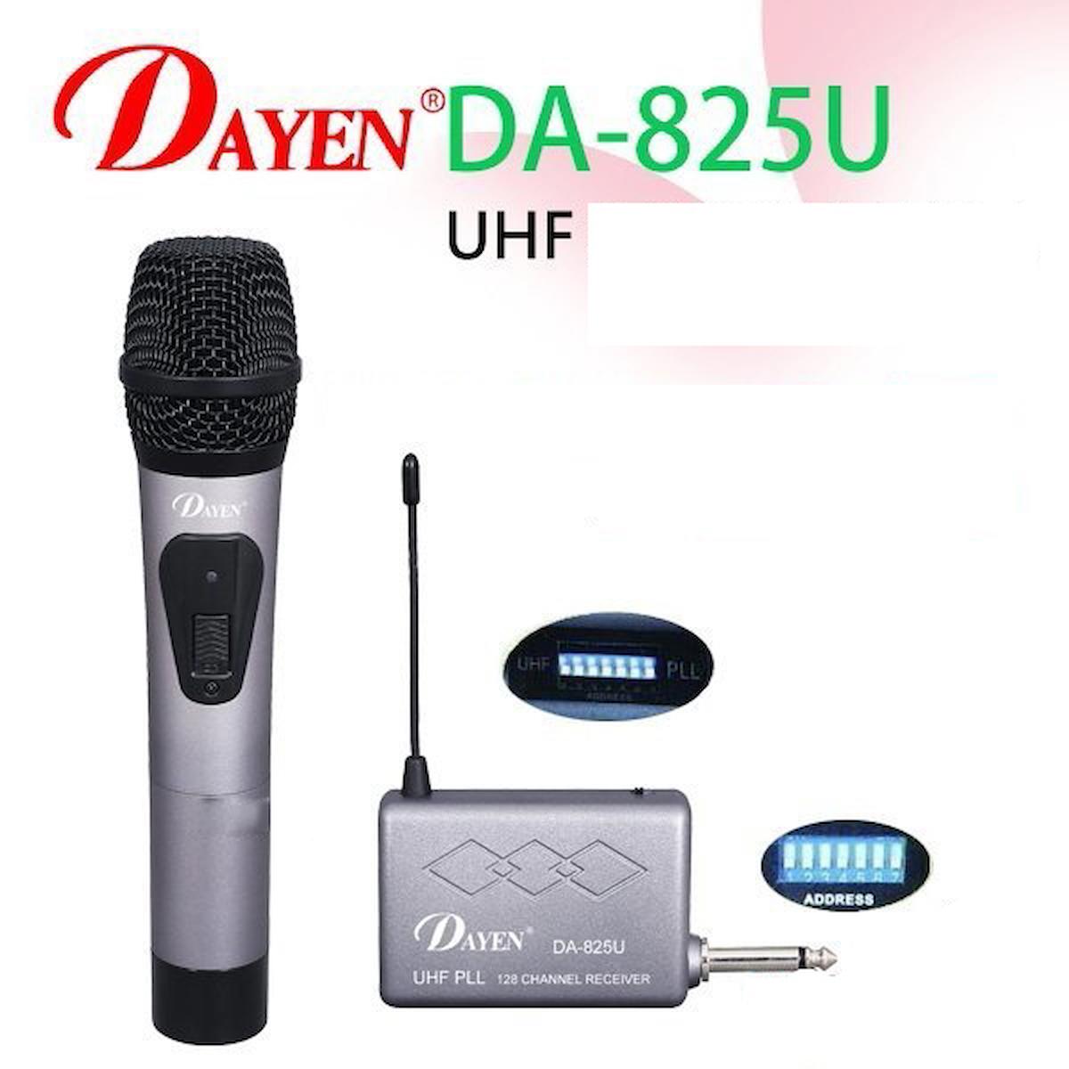 Dayen  Da-825u Uhf El Mikrofonu Recever