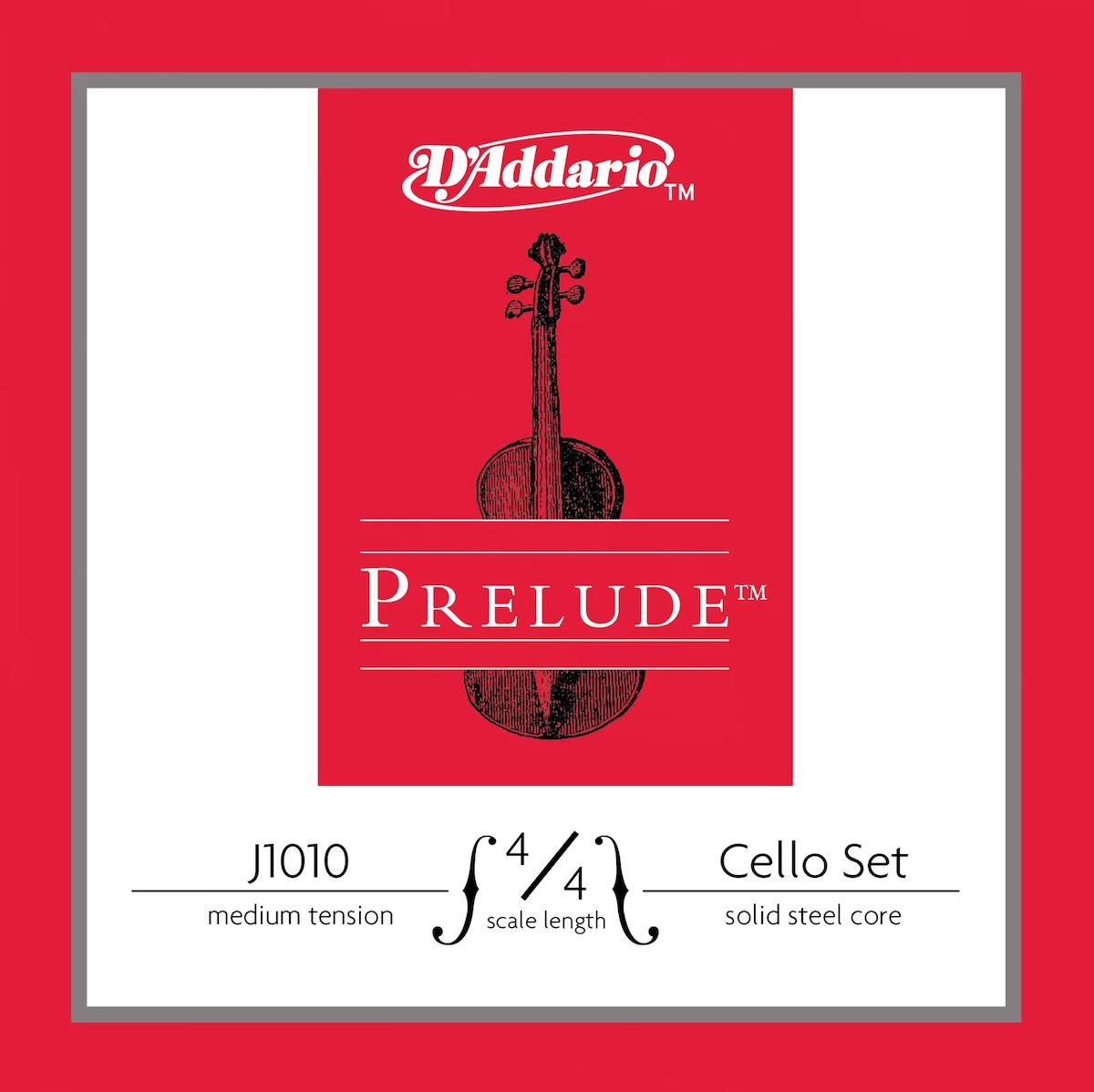 Daddarıo J101044m-b10 Cello Tel Seti, Prelude, 10 Setlik Paket, 4/4 Scal