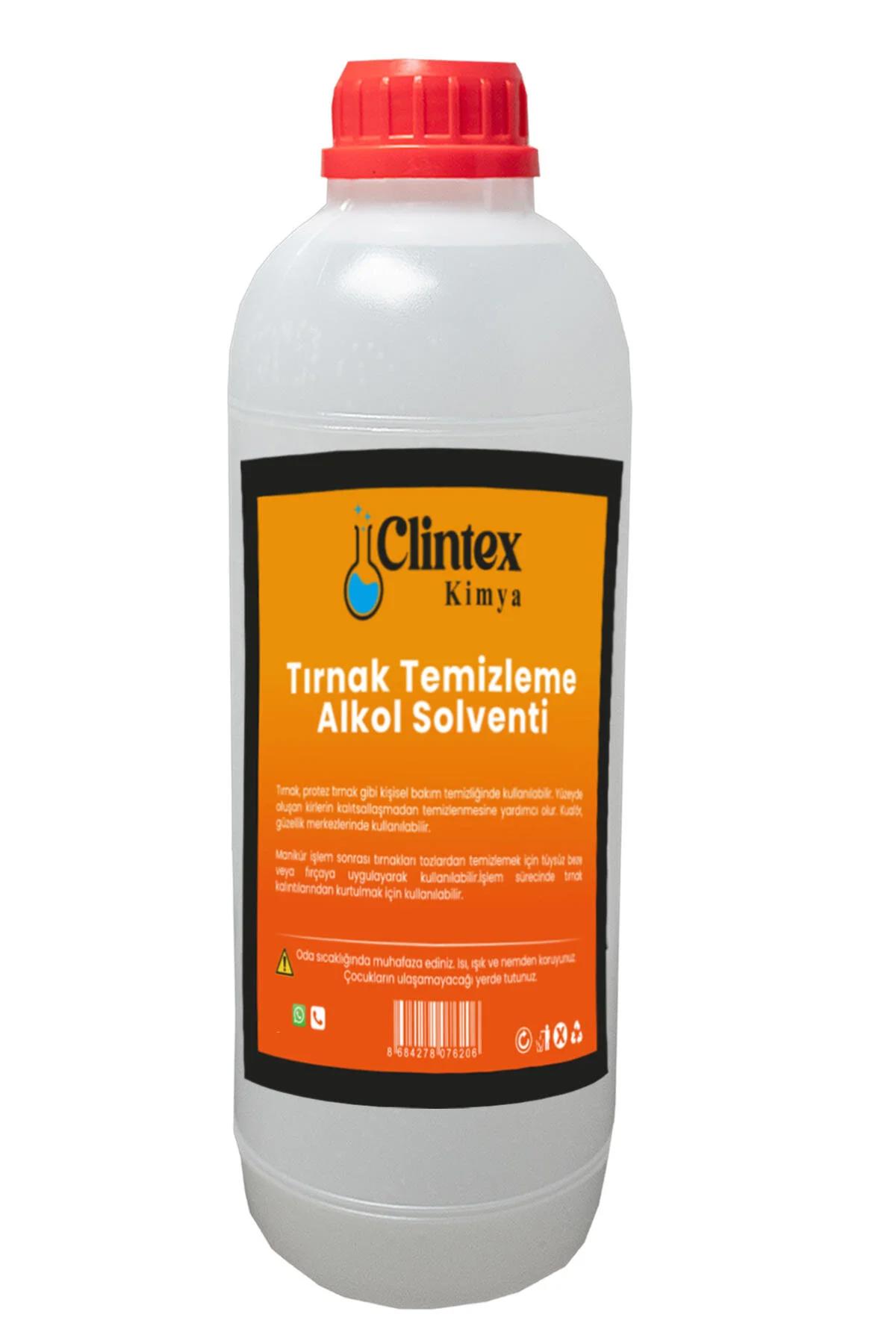 Clintex Kimya Tırnak Temizleme Alkol Solventi 1 Lt