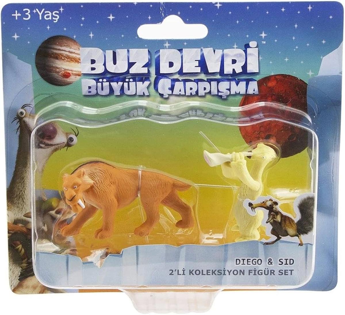 Ice Age - Buz Devri 5 Büyük Çarpışma Diego Sid Figür Set