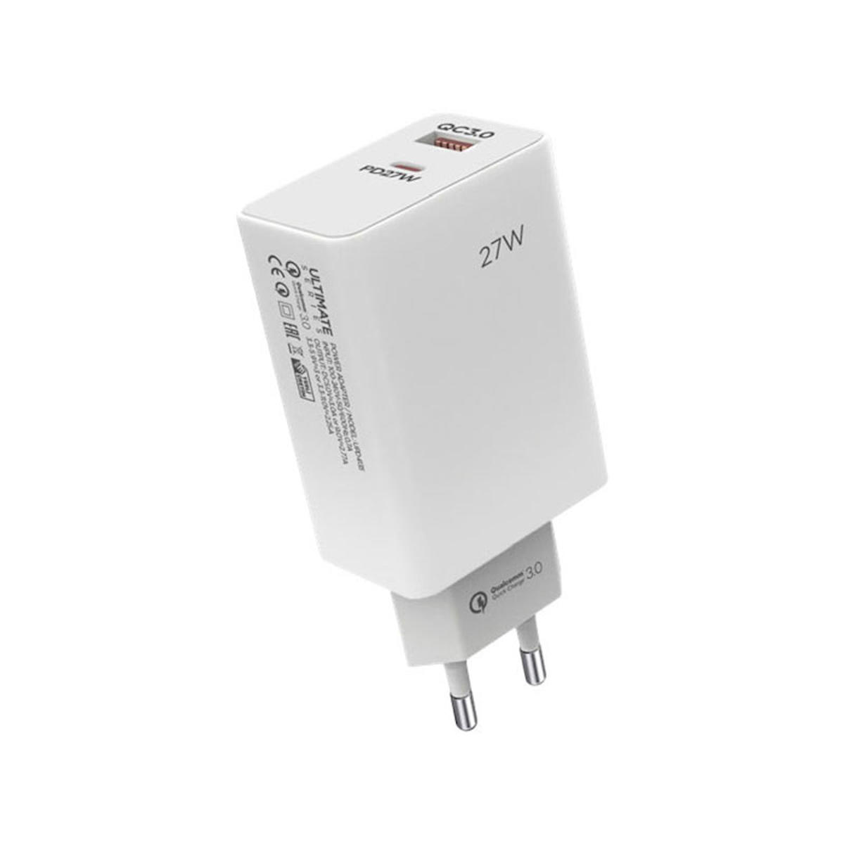 Zuidid Type-C 27 Watt Hızlı Şarj Aleti Beyaz