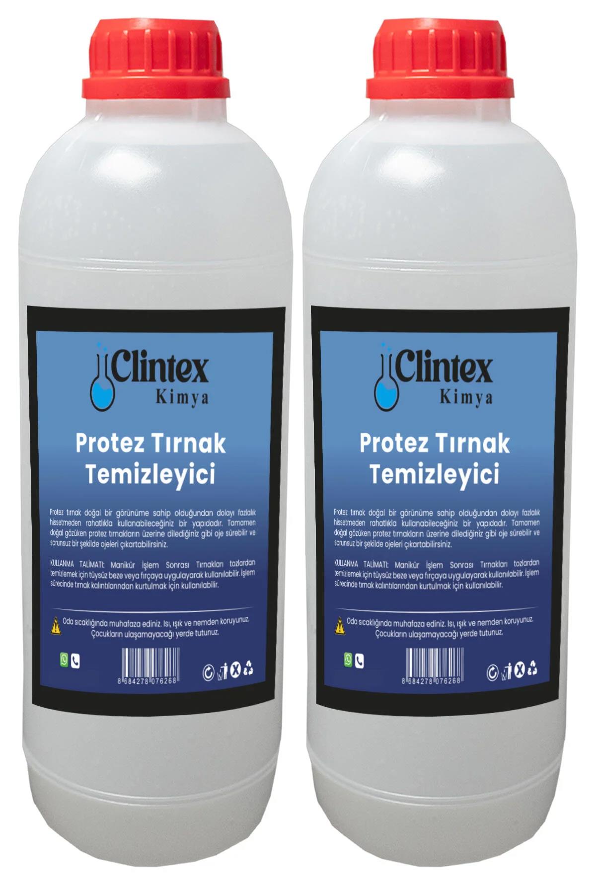 Clintex Kimya Protez Tırnak Temizleyici 2x1 Lt