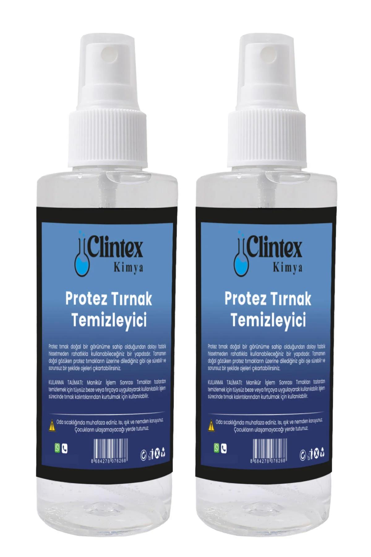 Clintex Kimya Protez Tırnak Temizleyici 2x200 Ml