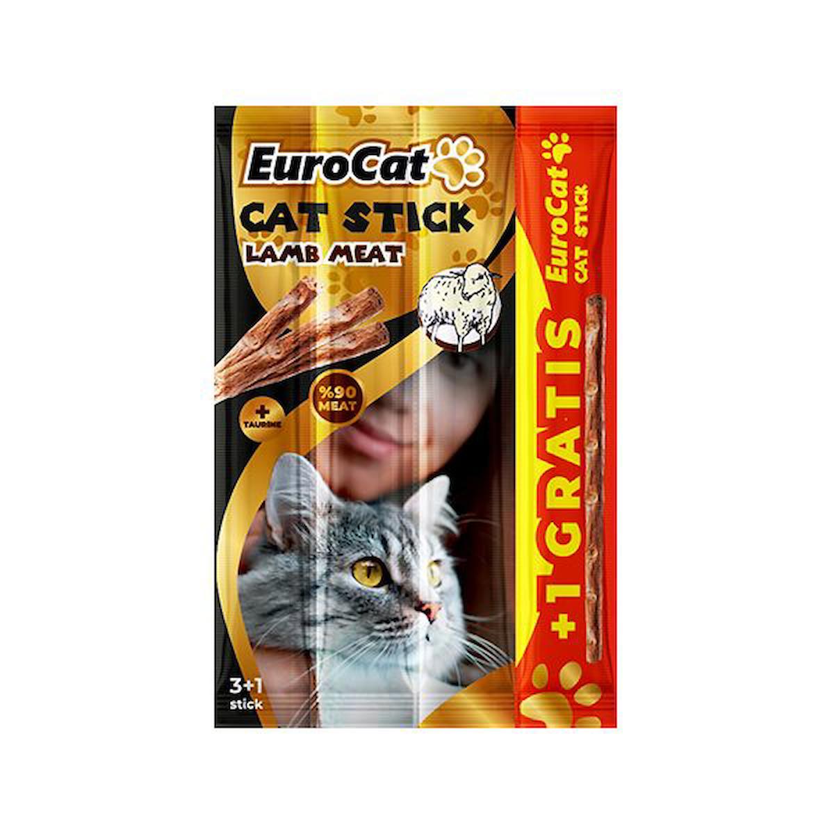 EuroCat CatStick Kuzu Etli 4x5 gr (458-5152)