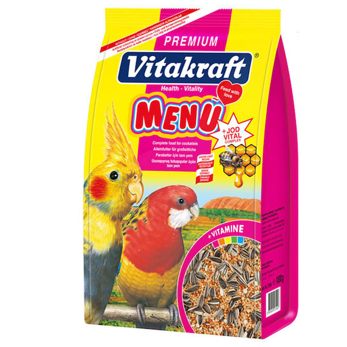 Vitakraft Menu Paraket Yemi 1000 Gr (460-27030)