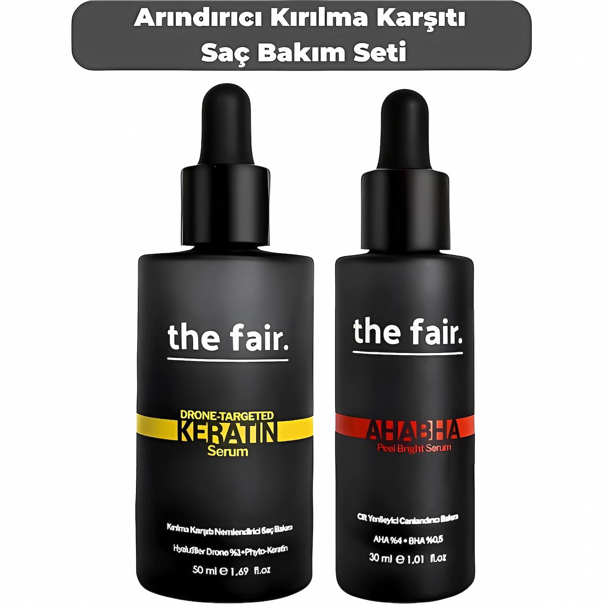 the fair. Arındırıcı Kırılma Karşıtı Saç Bakım Seti