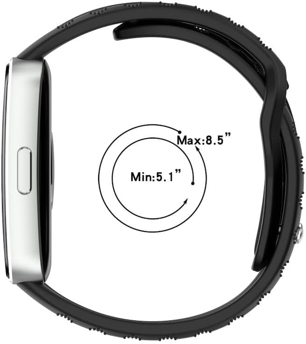 Huawei Band 10-9-8 ile Uyumlu Rugged Loop Kordon Premium Kalitede Rahat ve Yumuşak Huawei Band 10 Kayışı Deformasyona Dayanıklı Bileğe Göre Ayarlanabilen Huawei Band 10 Kordon